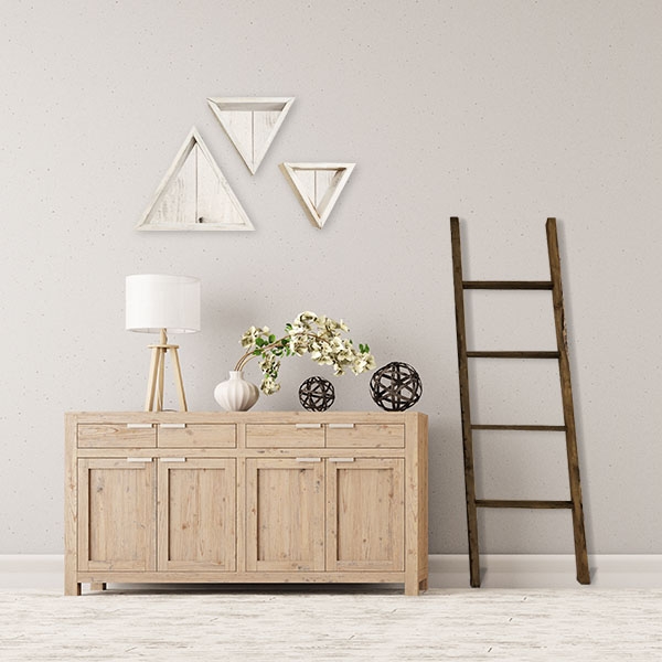 Image of Barnwood Triangle Shadow Box Shelves